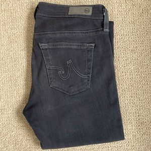 Charcoal grey AG The Legging Ankle Skinny Jean